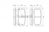 BOSCH 0986461768 Колодки торм.зад.