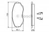 BOSCH 0986494204 Колодки торм.пер.