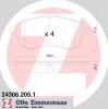 ZIMMERMANN 24306.205.1 Комплект тормозных колодок, диско