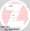 ZIMMERMANN 24563.165.1 Колодки тормозные