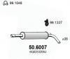 ASSO 50.6007 Средний глушитель выхлопных газов