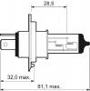 VALEO 032 007 Лампа H4 12V 60/55W (P43t) Standard