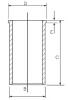 Гильза цилиндра 78 мм артикул