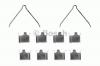 BOSCH 1 987 474 234 Комплектующие, колодки дискового тормоза