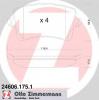 ZIMMERMANN 24606.175.1 КОЛОДКИ ТОРМ AUDI A4 /A5/Q5 2.0/3.2/3.0 QUAT R 06/09-&gt;&gt;