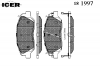 ICER 181997 Комплект тормозных колодок, дисковый тормоз
