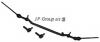 JP GROUP 1344400500 (882024600405) Тяга рулевая MB W202 в сборе центральная с тягами и наконечниками