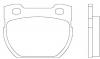 BREMBO P 44 007 Комплект тормозных колодок, диско