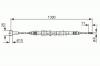 BOSCH 1 987 482 213 Трос, стояночная тормозная система