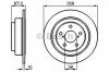 BOSCH 0986478799 Торм.диск зад.[265,5x10] 5 отв.(min 2)