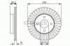BOSCH 0 986 479 354 Тормозной диск