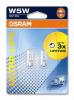 OSRAM 2825ULT-02B Лампа 5W 12V W2,1X9,5D (блистер) 2шт. Безцокольня ULTRA LIFE