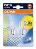 OSRAM 7506ULT-02B Лампа 21W 12V BA15S (блистер) 2шт. ULTRA LIFE