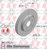 ZIMMERMANN 280.3175.20 Тормозной диск передний