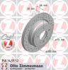 ZIMMERMANN 150.3437.52 Тормозной диск