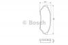 BOSCH 0986424713 Колодки торм.пер.