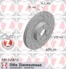 ZIMMERMANN 530.2458.52 Тормозной диск передний