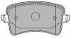 COMLINE CBP01709 Колодки дисковые: A4/A5/Q5/07- /1.8/2.0/2.0D/2.7D/3.0D/3.2