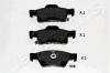 JAPANPARTS PP-906AF Комплект тормозных колодок, дисковый тормоз