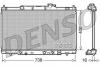 DENSO DRM40012 Радиатор охл. ДВС HONDA CR-V 2.0 i Aut. 03/02-
