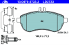 ATE 13.0470-2733.2 Колодки пер CERAMIC MB W204 06-&gt;