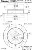 BREMBO 08.A273.21 Тормозной диск