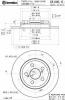 BREMBO 08.B493.10 Диск тормозной задний