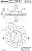 BREMBO 09.A613.51 Диск тормозной
