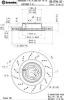 BREMBO 09.B744.51 Диск тормозной передний