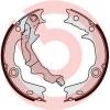 BREMBO S 30 532 Комплект тормозных колодок, стояночная тормозная система