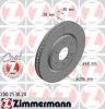ZIMMERMANN 200.2530.20 Диск тормозной передний NISSAN Coat ZNAVARA, PATHFINDER