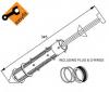 NRF 33299 Осушитель кондиционера: Fabia/Roomster/Fox/Polo/99- /1.0/1.2/1.4/1.4D/1.6/1.9D/2.0