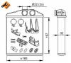 NRF 54208 Теплообменник, отопление салона