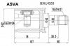 ASVA BXIUE83 ШРУС ВНУТРЕННИЙ 24x44x27
