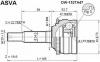 ASVA DW-152A47 Шрус наружний с кольцом ABS