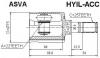 ASVA HYILACC ШРУС ВНУТРЕННИЙ ЛЕВЫЙ 22x35x25