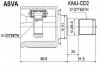 ASVA KAIUCD2 ШРУС ВНУТРЕННИЙ 23x41x27 [12]