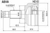 ASVA MZ52 ШРУС НАРУЖНЫЙ 33x62x28 [12]