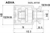 ASVA MZILBT50 ШРУС ВНУТРЕННИЙ ЛЕВЫЙ 36x42x28