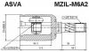 ASVA MZILM6A2 ШРУС ВНУТРЕННИЙ ЛЕВЫЙ 33x35x28