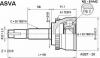 ASVA NS61A42 ШРУС НАРУЖНЫЙ 23x55x25