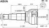 ASVA SB04 ШРУС НАРУЖНЫЙ 25x58x30