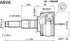 ASVA VO148A48 ШРУС НАРУЖНЫЙ 25x57x26