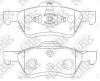 NIBK PN0071 колодка тормозная дисковая