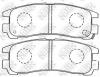 NIBK PN3174 КОЛОДКИ ТОРМОЗНЫЕ RR E5,F16,N