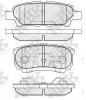 NIBK PN3502 КОЛОДКИ ТОРМОЗНЫЕ RR CS1 CU5W
