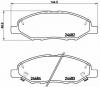 BREMBO P 56 088 Комплект тормозных колодок, дисковый тормоз