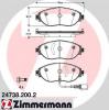 ZIMMERMANN 24738.200.2 Комплект тормозных колодок, дисковый тормоз