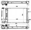 NRF 53426 Радиатор, охлаждение двигател