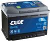EXIDE EB740 Стартерная аккумуляторная батар; Стартерная аккумуляторная батар
